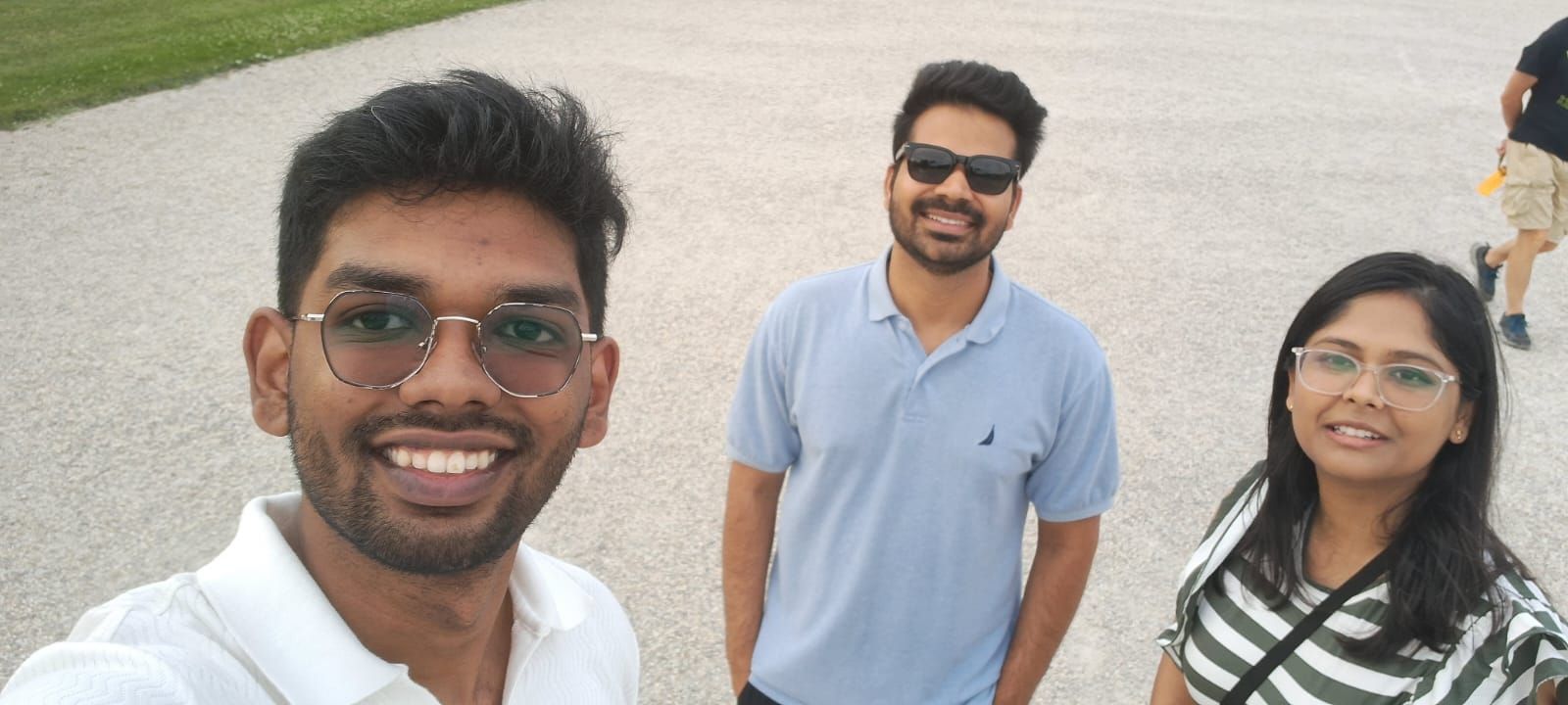 Exploring Vienna with friends during ICML 2024.